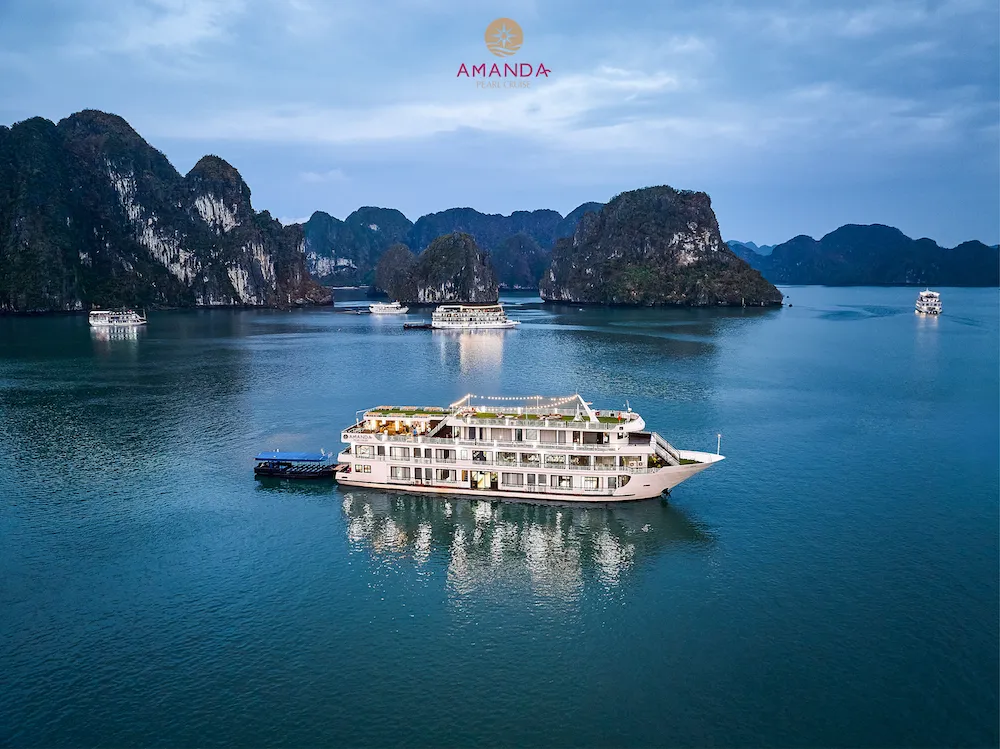 Du thuyền Amanda Pearl 5 sao trên Vịnh Hạ Long