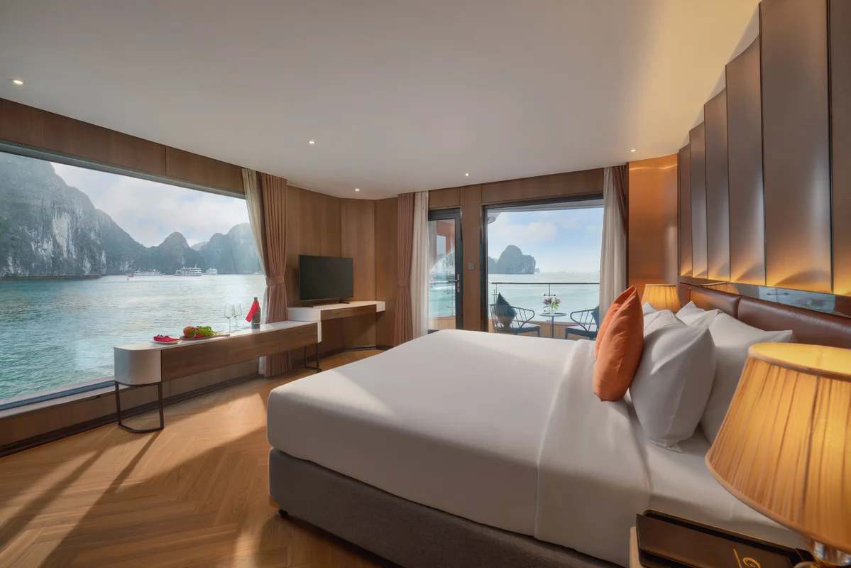 Cabin Suite trên du thuyền Luna Halong Cruise